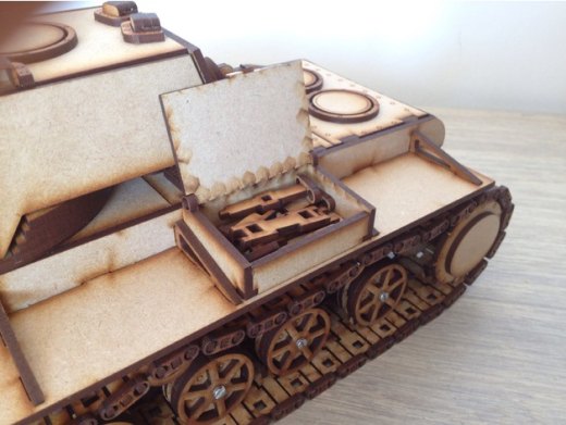 KV-1重型坦克拼接模型缩略图