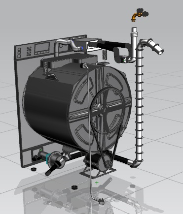 洗衣机（有内部结构）三维UG7.5