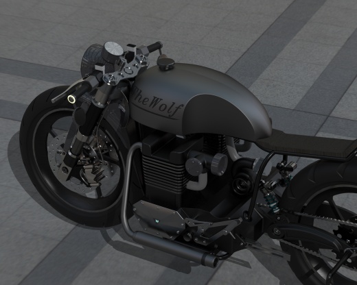 Cafe racer摩托车造型缩略图