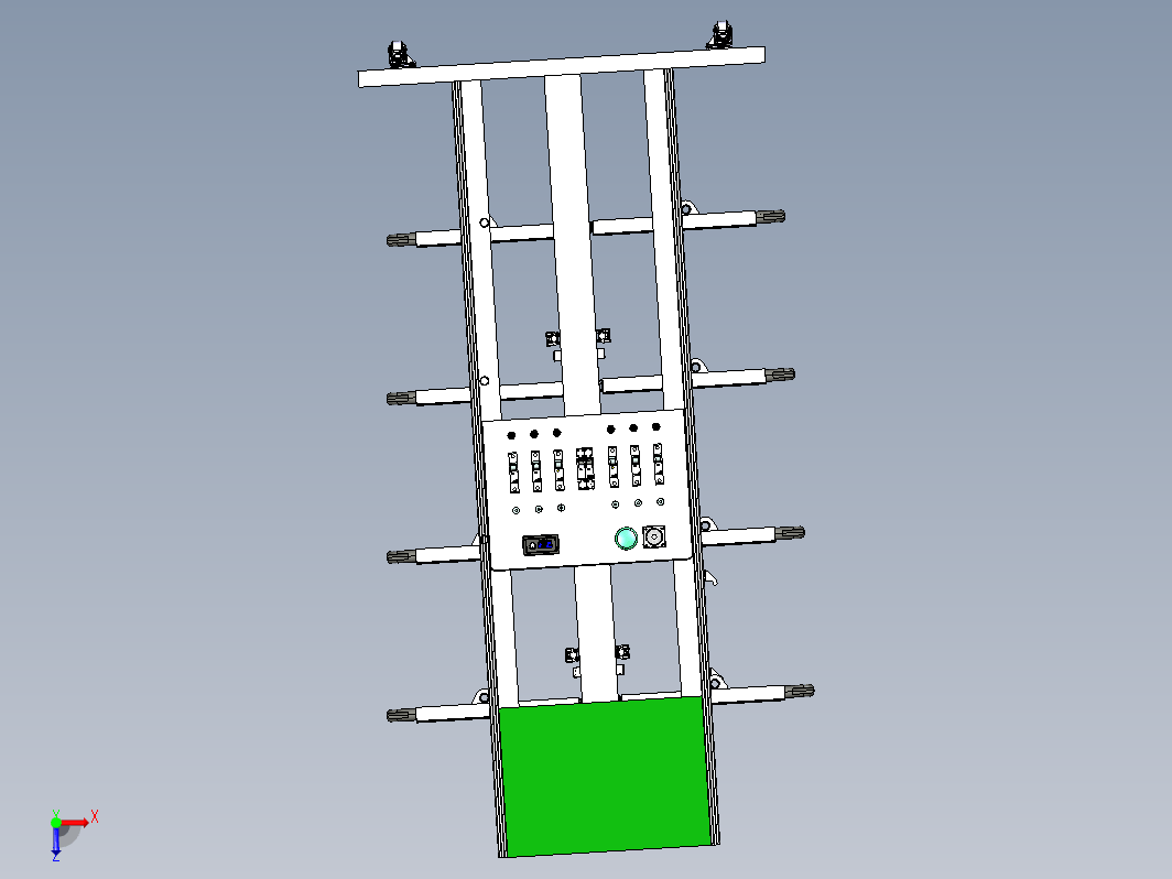 电子产品老化测试架，置物台可调角度