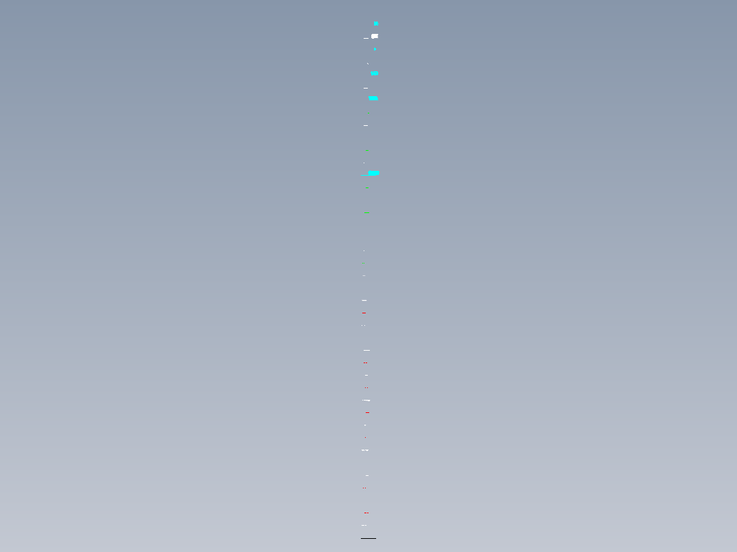 金矿井道液压支架二维设计