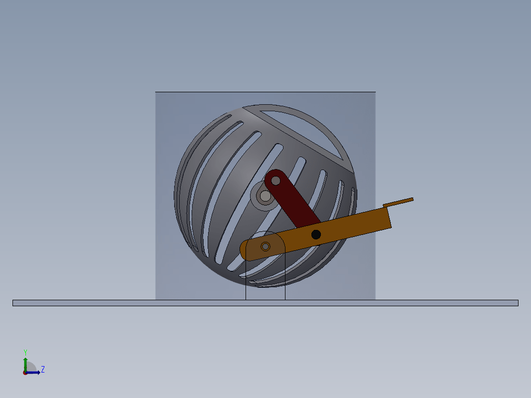 SolidWorks 中的脚踏式洗衣机