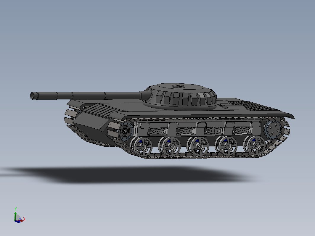 T-72主战坦克简易