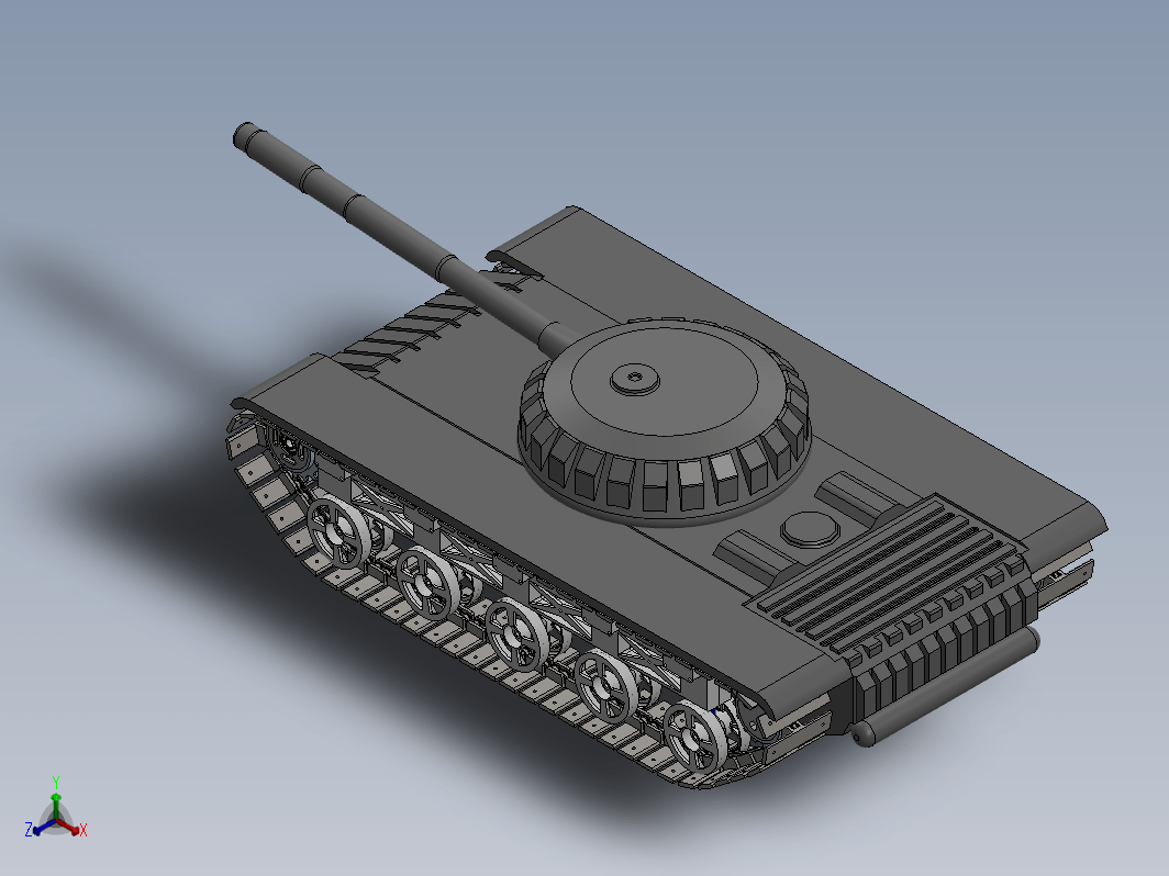 T-72主战坦克简易