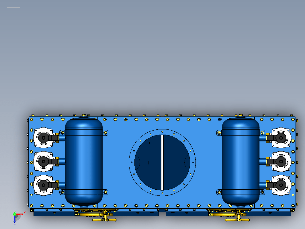 袋式除尘器 SBF-I-24-20-RV 用于进气坑