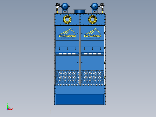 袋式除尘器 SBF-I-24-20-RV 用于进气坑缩略图