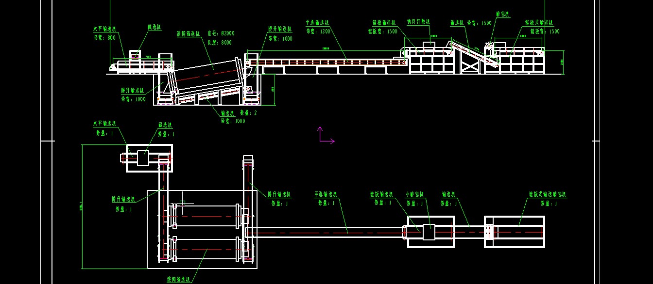 1000T城市生活垃圾分类处理方案+CAD+说明书