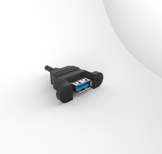 USB 母头面板安装连接器缩略图