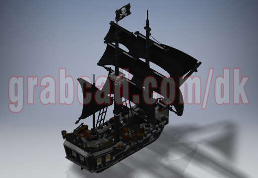 LEGO 4184加勒比海盗黑珍珠号拼装模型缩略图