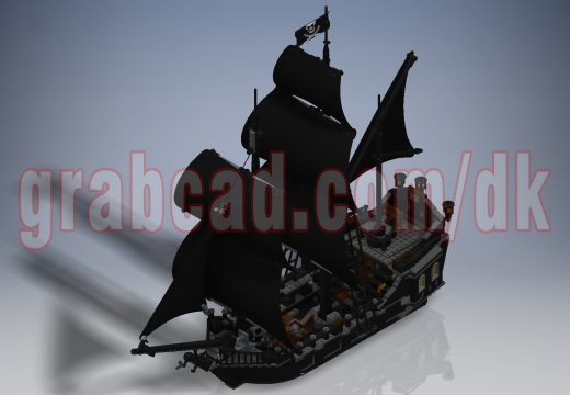 LEGO 4184加勒比海盗黑珍珠号拼装模型缩略图
