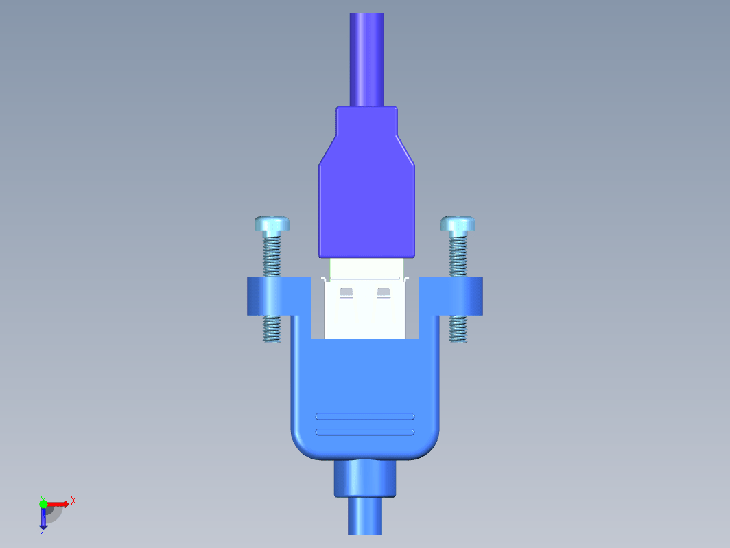 USB3.0延长线带耳朵带螺丝孔