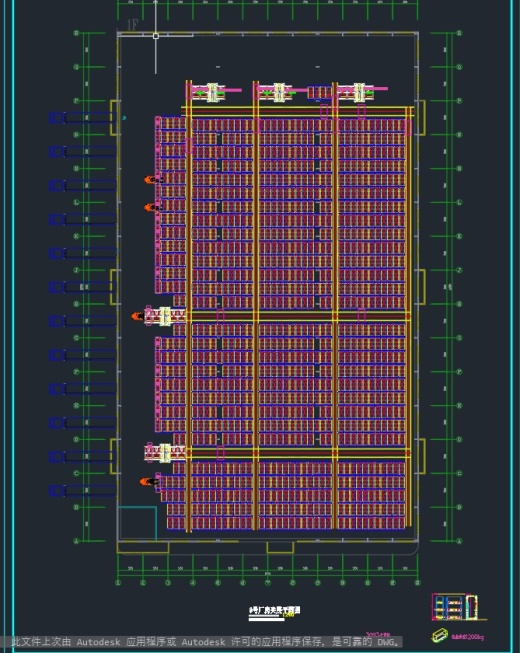 1200kg6米四向穿梭车布局图缩略图