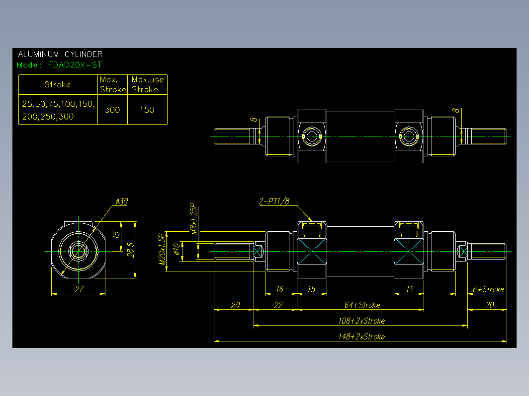 气缸 FDAD20