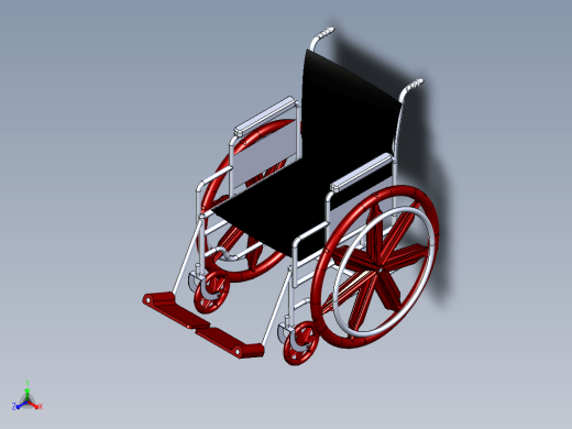 Wheelchair普通医疗轮椅缩略图