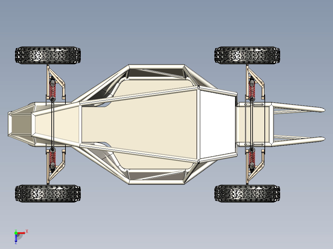 钢管车结构 Go cart buggy