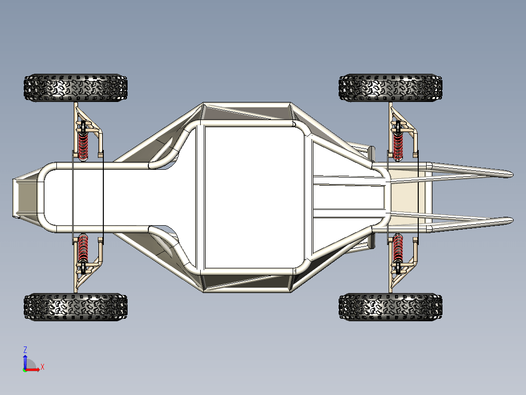 钢管车结构 Go cart buggy