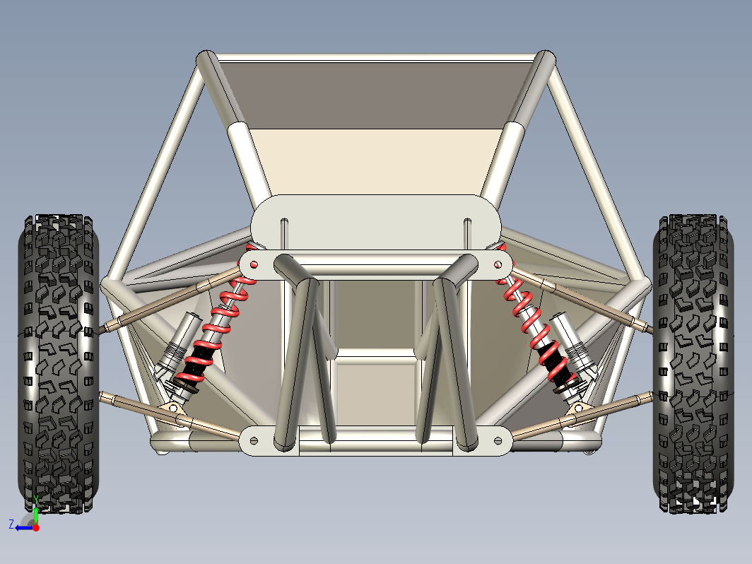 钢管车结构 Go cart buggy