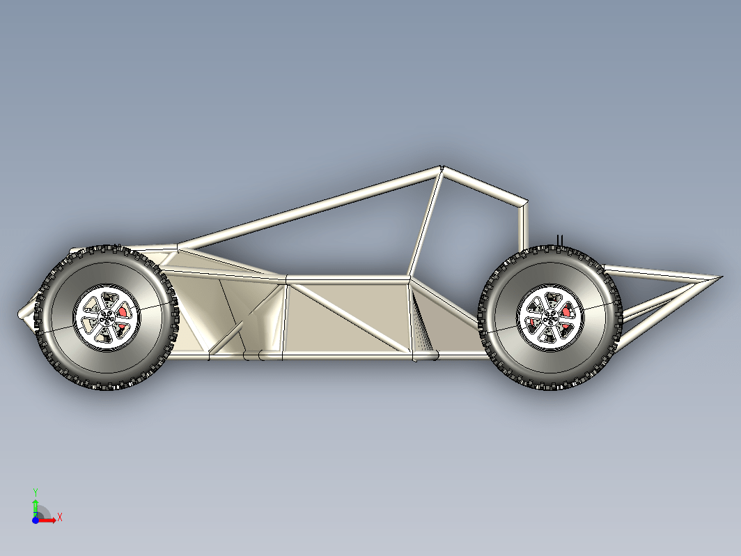 钢管车结构 Go cart buggy