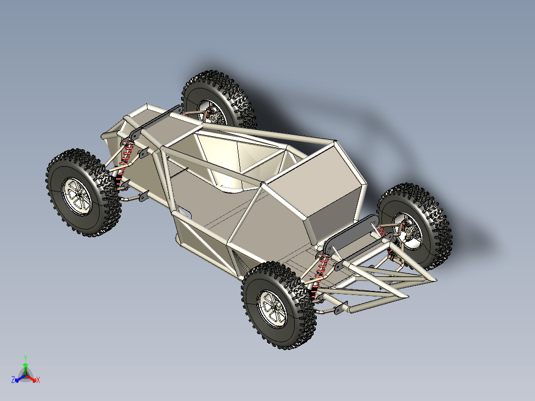 钢管车结构 Go cart buggy