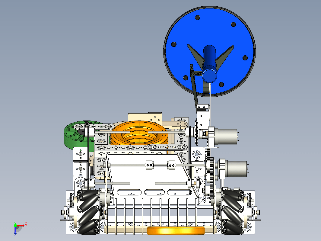 比赛机器人车 Hackercats Ultimate Goal bot 2020-2021