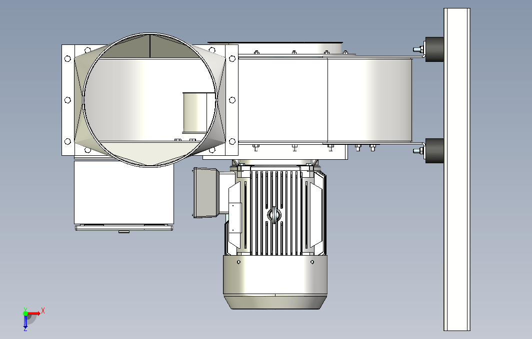 3月-高压离心通风机3D模型igs