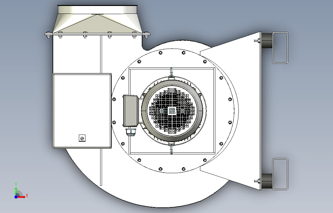 3月-高压离心通风机3D模型igs