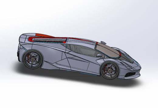 简易Ferrari f90跑车缩略图