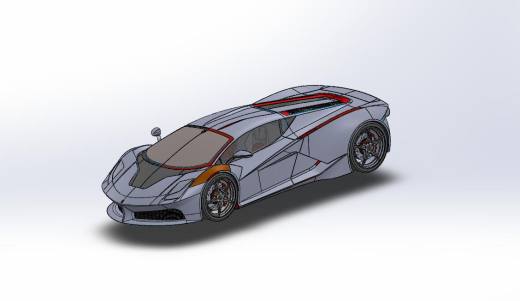 简易Ferrari f90跑车缩略图