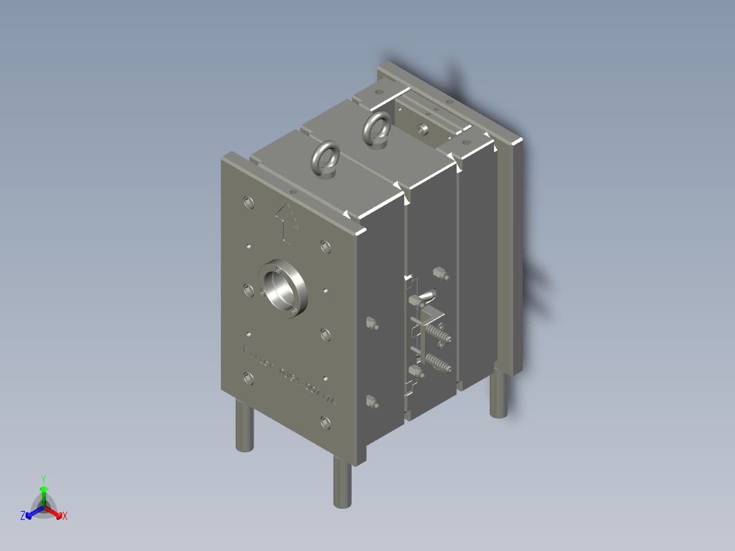 塑料过滤器 注塑模具 stp