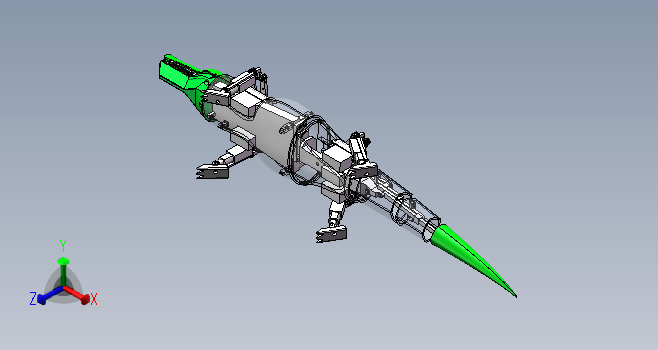 机械鳄鱼，仿生鳄鱼