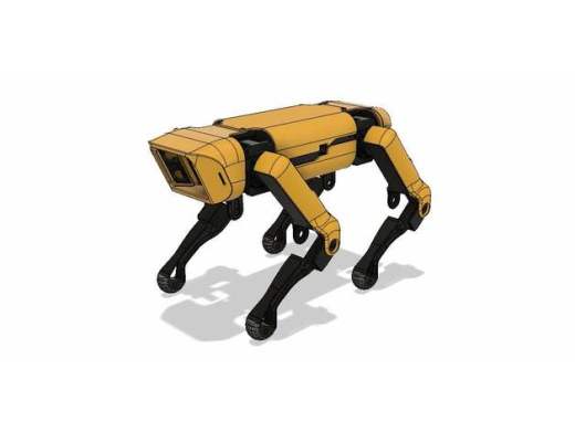 SpotMicro开源机器狗项目资源 源代码与3D打印图缩略图