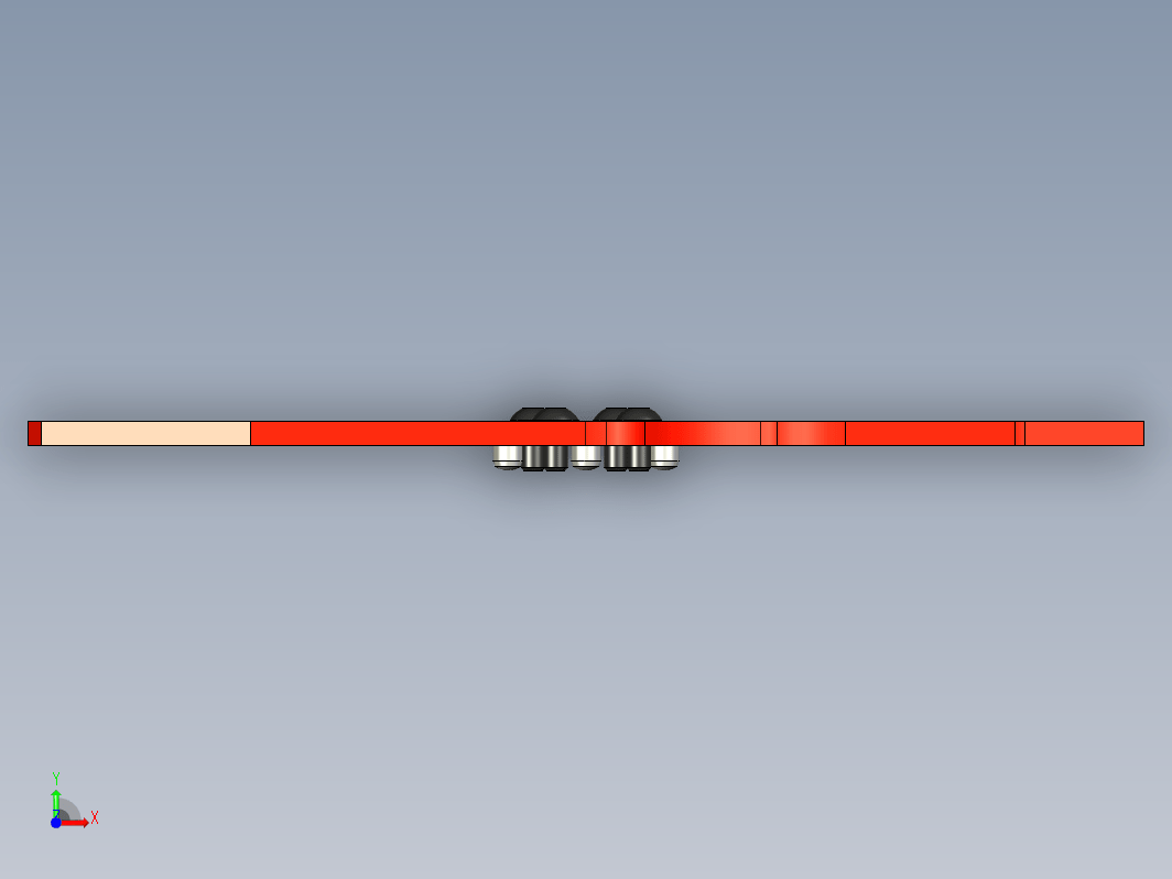 JCR-4935 电机的刀片安装肩部螺栓