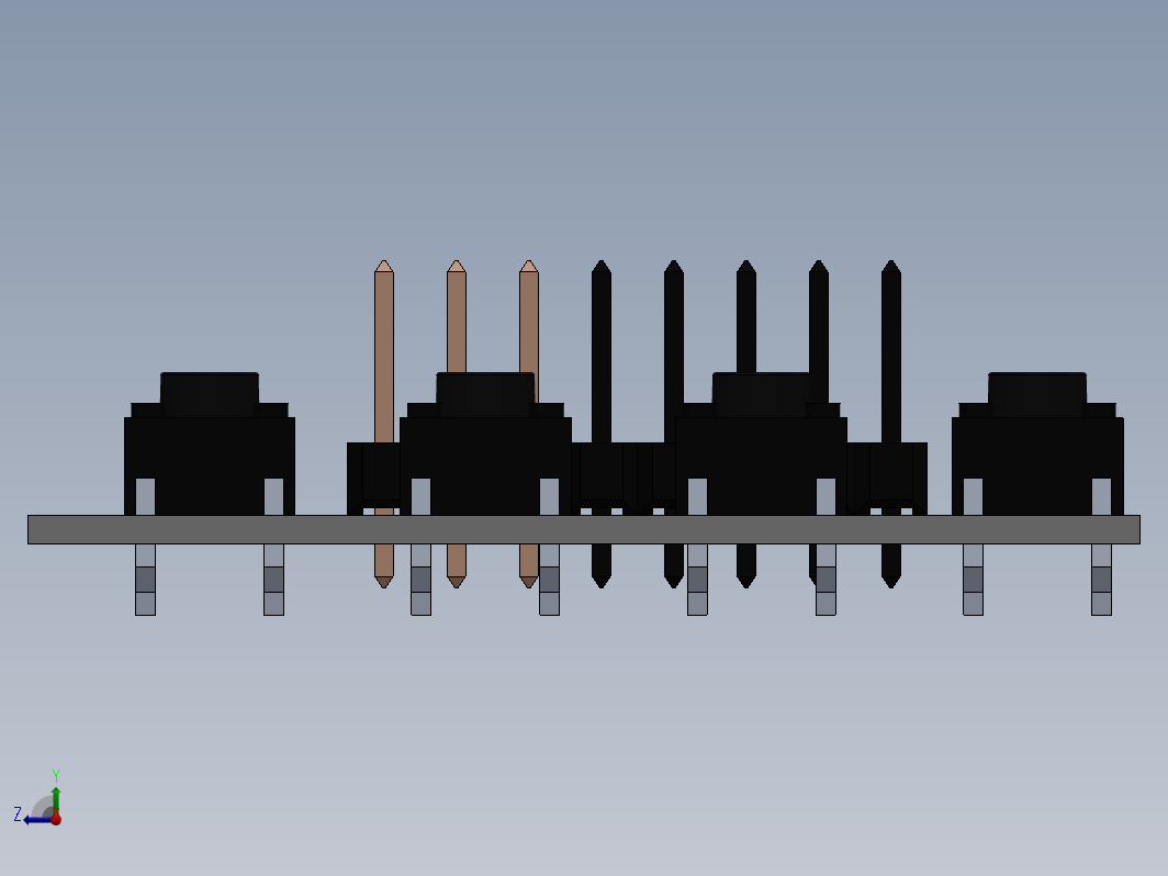 4x4按钮键盘操作开关