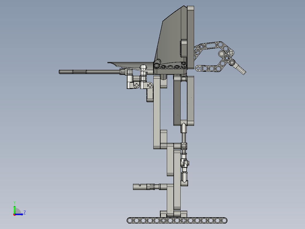 lego齿轮传动飞鸟拼装模型