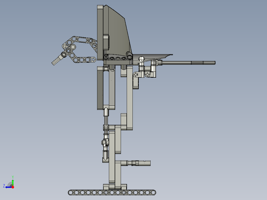 lego齿轮传动飞鸟拼装模型