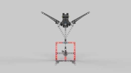 lego齿轮传动飞鸟拼装模型