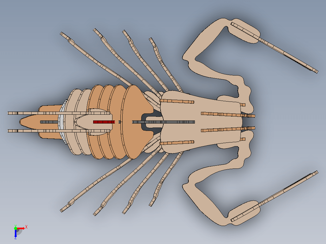 Scorpion蝎子拼装模型