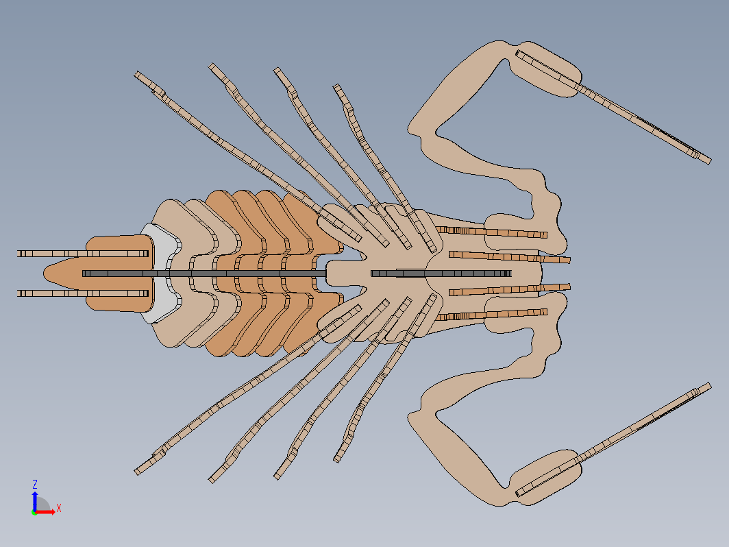 Scorpion蝎子拼装模型