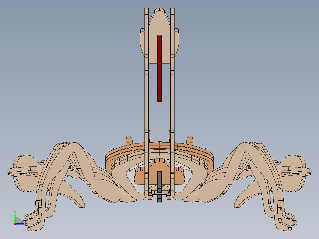 Scorpion蝎子拼装模型