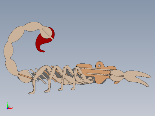 Scorpion蝎子拼装模型缩略图