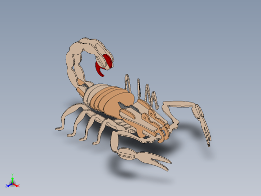 Scorpion蝎子拼装模型缩略图