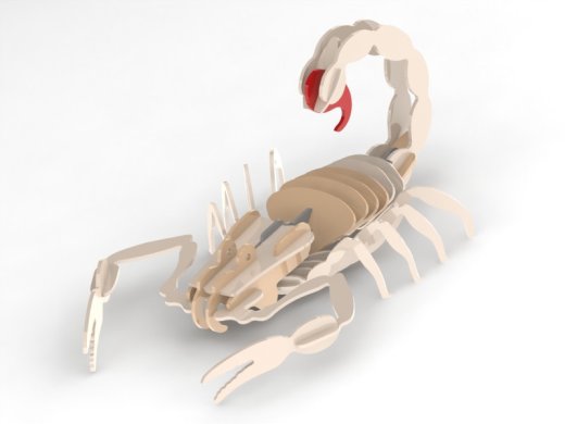 Scorpion蝎子拼装模型缩略图