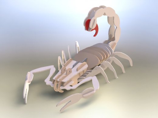 Scorpion蝎子拼装模型缩略图