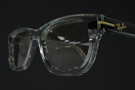 经典的 Rayban wayfarer 太阳镜缩略图
