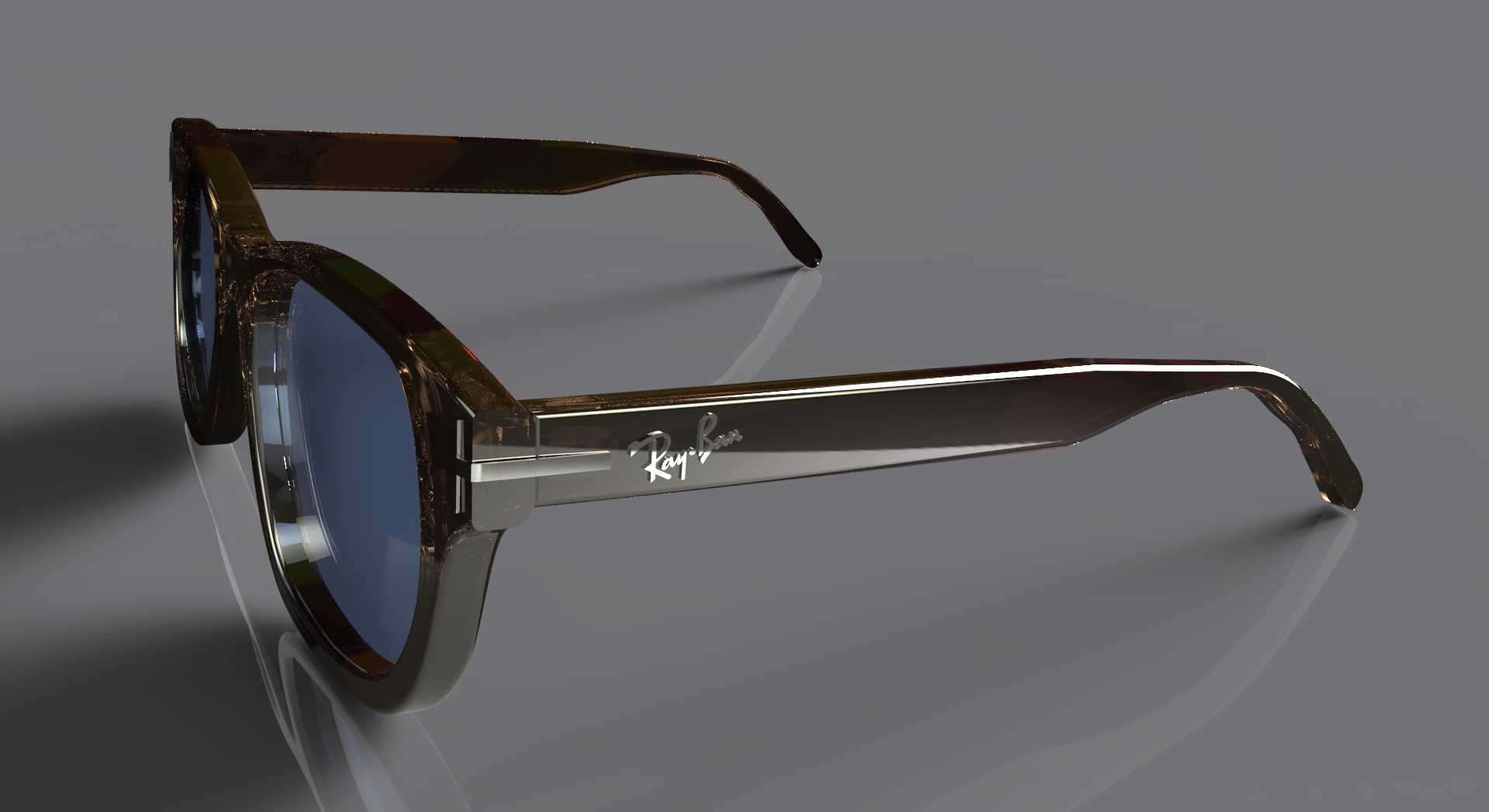 经典的 Rayban wayfarer 太阳镜