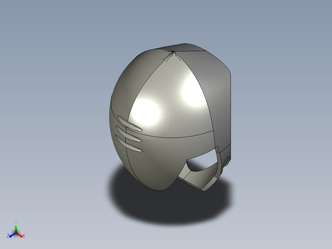 头盔建模设计