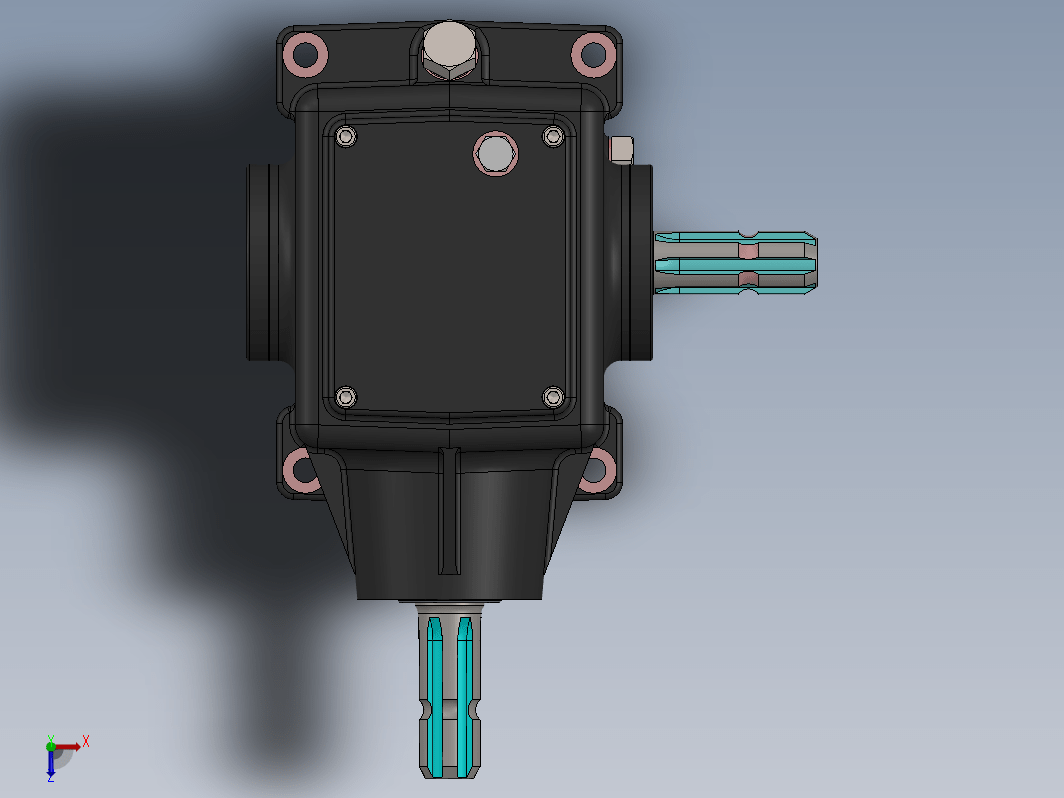 一级锥齿轮箱 Bevel Gear Box