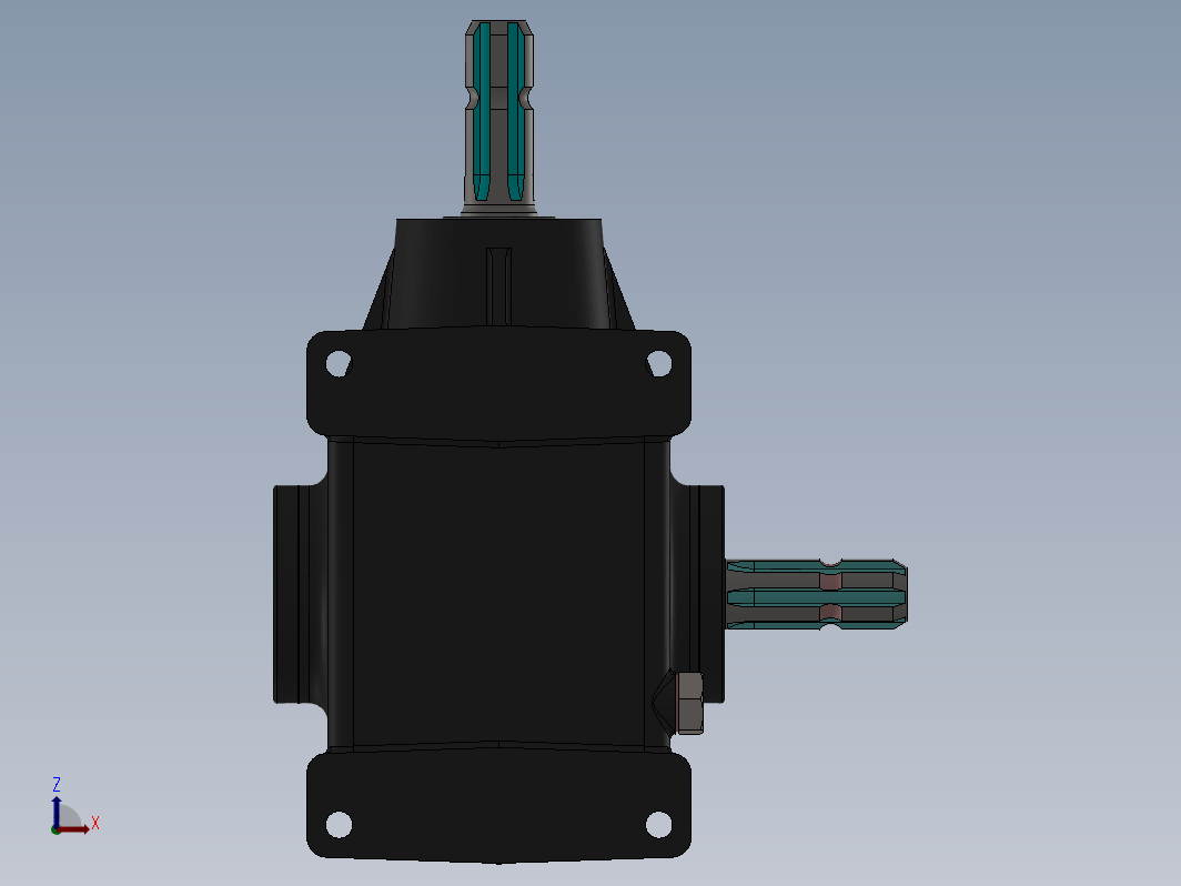 一级锥齿轮箱 Bevel Gear Box