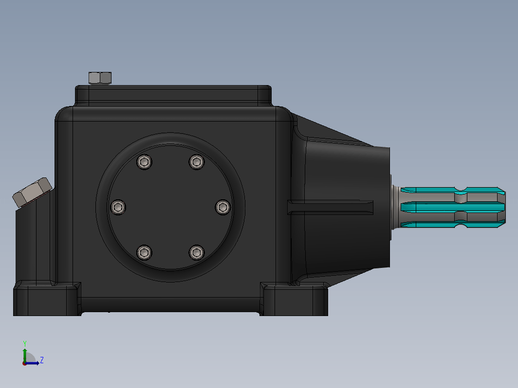 一级锥齿轮箱 Bevel Gear Box