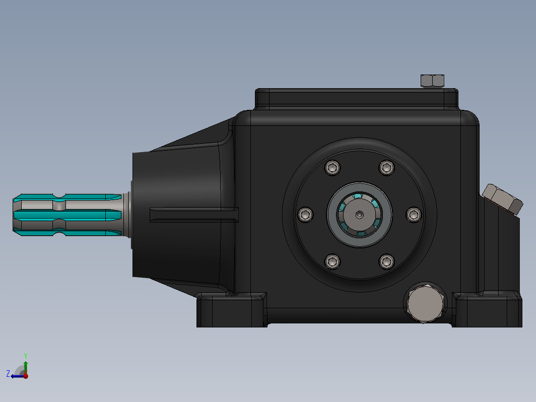 一级锥齿轮箱 Bevel Gear Box